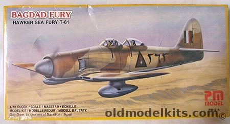 PM Model 1/72 Hawker Sea Fury T-61 Bagdad Fury - Iraq or Pakistan, PM-214 plastic model kit